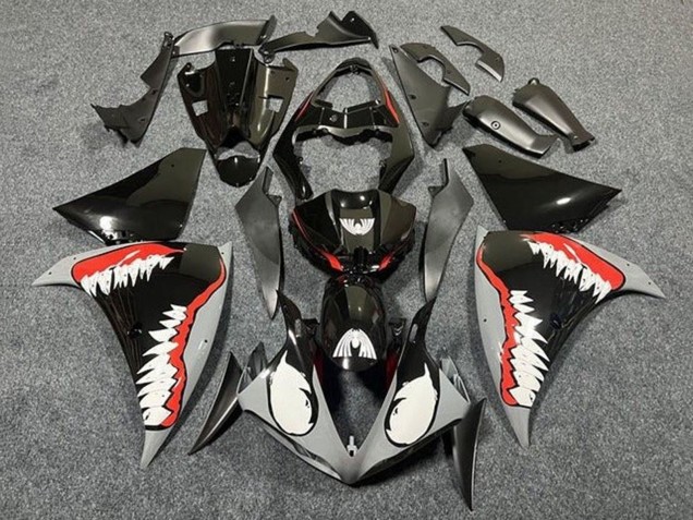 Compra Carenados Moto Yamaha YZF 1000 R1 2009-2011 - Gris Negro Rojo Blanco Tiburón