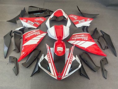 Compra Carenados Moto Yamaha YZF 1000 R1 2009-2011 - Blanco Rojo Negro Milwaukee