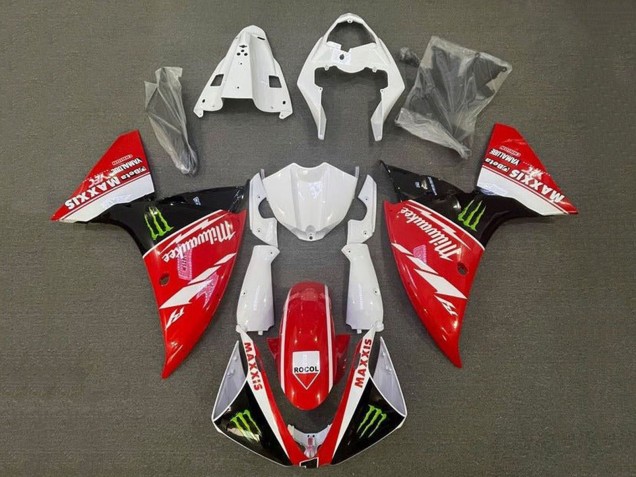 Compra Carenados Moto Yamaha YZF 1000 R1 2009-2011 - Blanco Rojo Negro Verde Monstruo Milwaukee