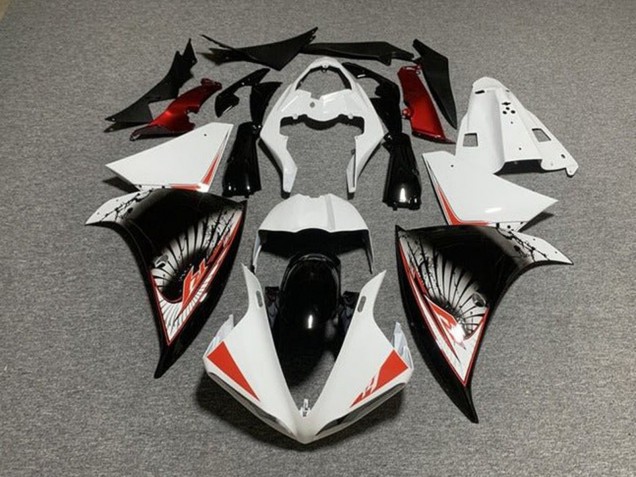 Compra Kits Carenado Moto Yamaha YZF 1000 R1 2009-2011 - Blanco Rojo Negro