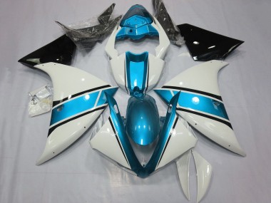 Compra Carenados Moto Yamaha YZF 1000 R1 2009-2011 - Blanco Azul Claro Negro