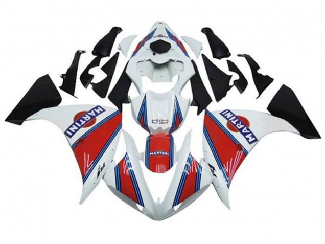 Compra Carenados Moto Yamaha YZF 1000 R1 2009-2011 - Blanco Rojo Azul Negro Martini