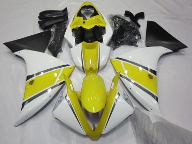 Compra Carenados Moto Yamaha YZF 1000 R1 2009-2011 - Blanco Amarillo Negro Mate