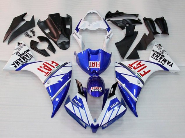 Compra Carenado Moto Yamaha YZF 1000 R1 2012-2014 - Blanco Azul Rojo Fiat