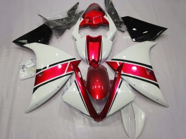 Compra Carenados Moto Yamaha YZF 1000 R1 2012-2014 - Blanco Rojo Negro Brillante