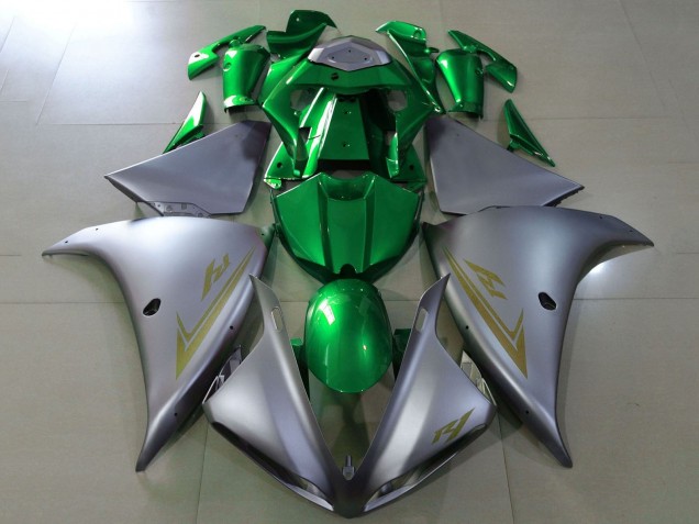 Compra Carenados Moto Yamaha YZF 1000 R1 2012-2014 - Plata Mate Verde
