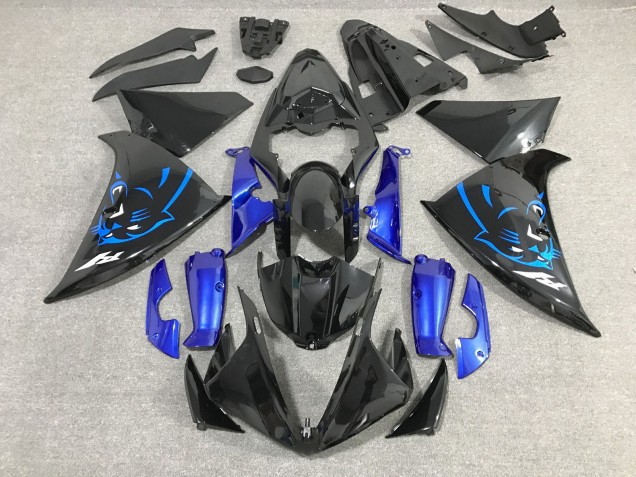 Compra Carenados Moto Yamaha YZF 1000 R1 2012-2014 - Negro Brillante Azul Panther