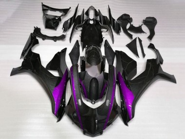Compra Carenados Moto Yamaha YZF 1000 R1 2015-2019 - Falso FibraCarbono Púrpura