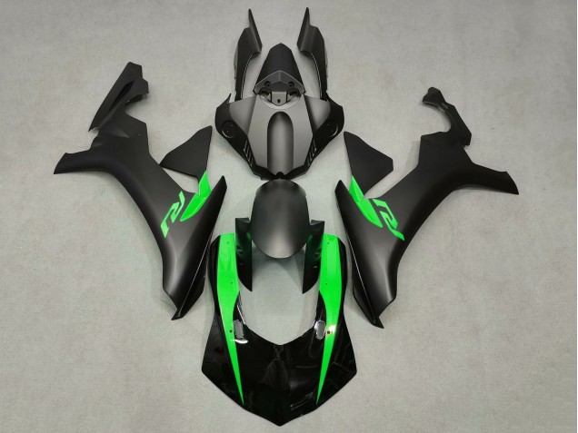 Compra Carenados Moto Yamaha YZF 1000 R1 2015-2019 - Negro Mate Negro Brillante Verde