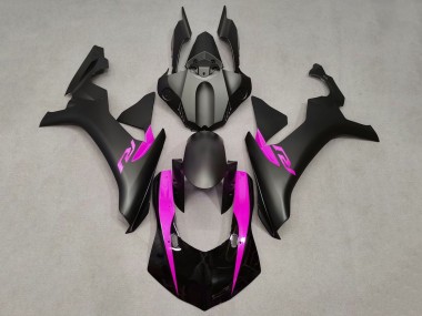 Compra Carenados Moto Yamaha YZF 1000 R1 2015-2019 - Negro Mate Negro Brillante Rosa
