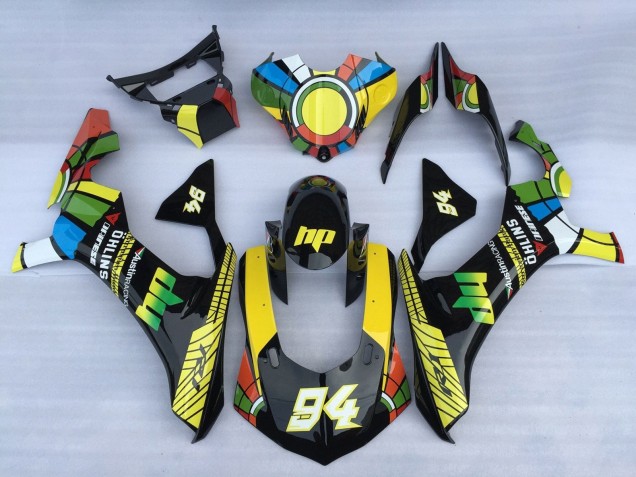 Compra Carenados Moto Yamaha YZF 1000 R1 2015-2019 - Blanco Azul Verde Amarillo Rojo RuedaColores 94