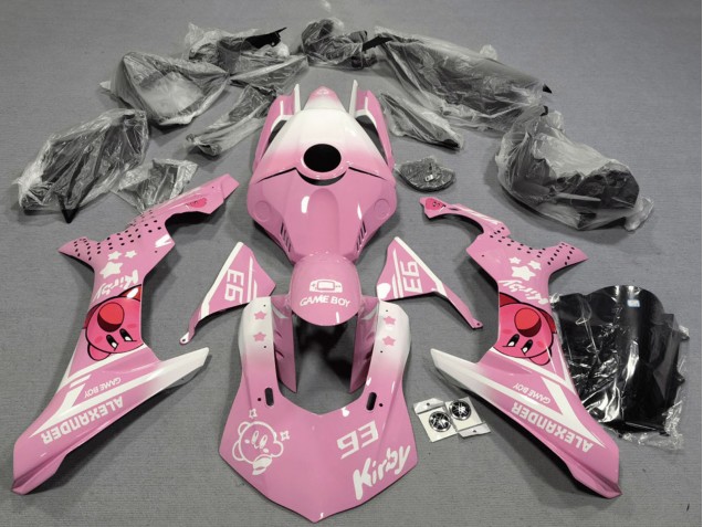 Compra Carenados Moto Yamaha YZF 1000 R1 2020-2025 - Rosa Blanco Kirby
