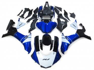 Compra Kits Carenado Moto Yamaha YZF 1000 R1 2020-2025 - Blanco Azul Negro Brillante