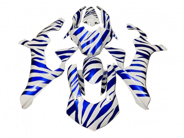 Compra Carenados Moto Yamaha YZF 1000 R1 2020-2025 - Blanco Azul Cebra