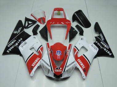 Compra Carenados Moto Yamaha YZF 1000 R1 1998-1999 - Rojo Blanco Negro Brillante Petronas Yamalube