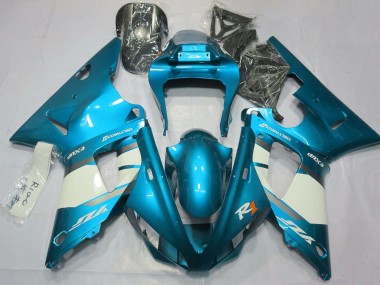 Compra Carenados Moto Yamaha YZF 1000 R1 2000-2001 - Azul Blanco Plata