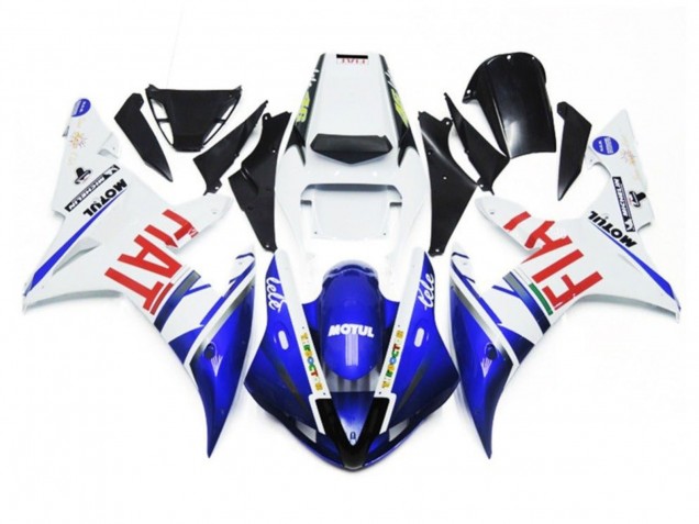 Compra Carenados Moto Yamaha YZF 1000 R1 2002-2003 - Blanco Azul Rojo Fiat Motul