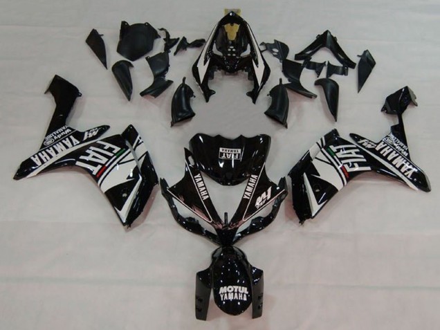 Compra Carenados Moto Yamaha YZF 1000 R1 2007-2008 - Blanco Negro Fiat