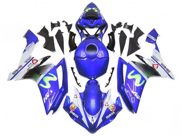 Compra Carenados Moto Yamaha YZF 1000 R1 2007-2008 - Azul Blanco Verde ENEOS
