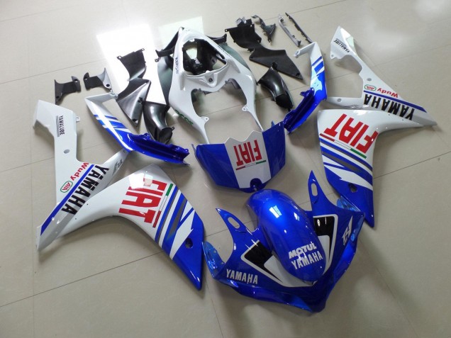 Compra Carenado Moto Yamaha YZF 1000 R1 2007-2008 - Blanco Azul Rojo Fiat