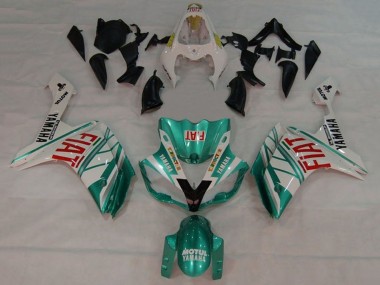 Compra Carenados Moto Yamaha YZF 1000 R1 2007-2008 - Blanco Verde Rojo Fiat