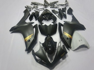 Compra Carenados Moto Yamaha YZF 1000 R1 2007-2008 - Negro Brillante Negro Mate Oro Calcomanía