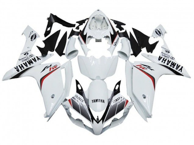 Compra Carenados Moto Yamaha YZF 1000 R1 2007-2008 - Blanco Rojo Negro Raya M1