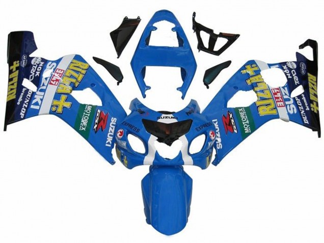 Compra Carenados Moto Suzuki GSXR 600 / GSXR 750 2004-2005 - Azul Verde Negro Amarillo Rizla