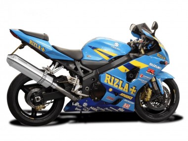 Compra Carenados Moto Suzuki GSXR 600 / GSXR 750 2004-2005 - Azul Claro Amarillo Rizla Motul