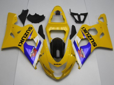 Compra Carenados Moto Suzuki GSXR 600 / GSXR 750 2004-2005 - Amarillo Blanco Azul Negro