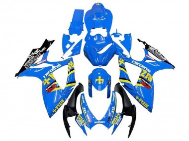 Compra Carenados Moto Suzuki GSXR 600 / GSXR 750 2006-2007 - Azul Amarillo Negro Rizla