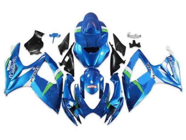 Compra Carenados Moto Suzuki GSXR 600 / GSXR 750 2006-2007 - Azul Verde Blanco Ecstar