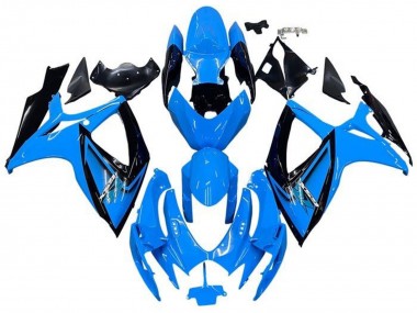 Compra Carenados Moto Suzuki GSXR 600 / GSXR 750 2006-2007 - Azul Claro Negro