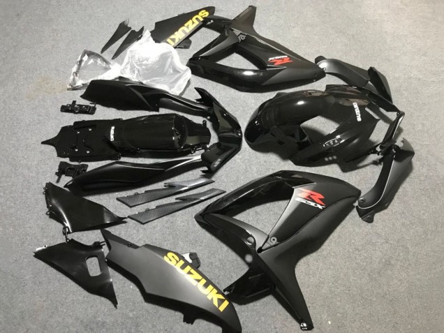 Compra Carenados Moto Suzuki GSXR 600 / GSXR 750 2006-2007 - Negro Mate Negro Brillante Amarillo