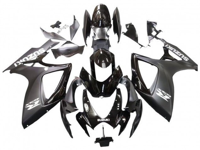 Compra Carenados Moto Suzuki GSXR 600 / GSXR 750 2006-2007 - Negro Mate Negro Brillante Blanco