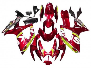 Compra Carenados Moto Suzuki GSXR 600 / GSXR 750 2006-2007 - Rojo Amarillo Blanco Negro