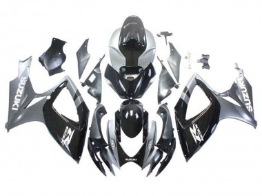 Compra Carenados Moto Suzuki GSXR 600 / GSXR 750 2006-2007 - Plata Negro Brillante Blanco