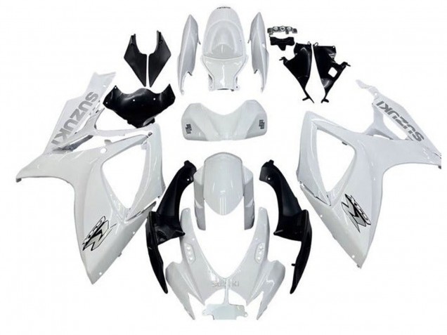 Compra Carenados Moto Suzuki GSXR 600 / GSXR 750 2006-2007 - Blanco Negro