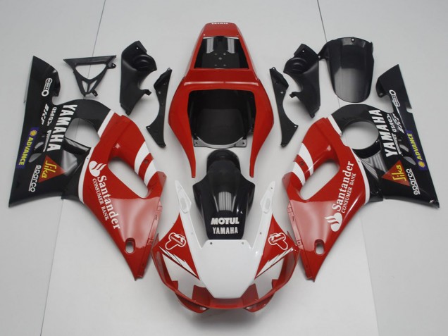 Compra Carenados Moto Yamaha YZF R6 1998-2002 - Rojo Blanco Negro Motul Santander