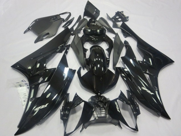 Compra Carenados Moto Yamaha YZF R6 2006-2007 - Negro Brillante Negro Mate