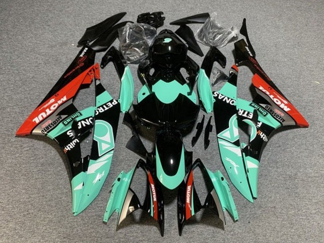 Compra Carenados Moto Yamaha YZF R6 2006-2007 - Verde Claro Rojo Negro Petronas Motul