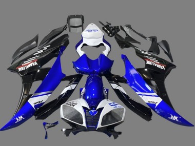 Compra Carenados Moto Yamaha YZF R6 2006-2007 - Blanco Azul Negro Brillante Yamalube