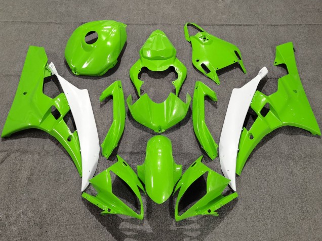Compra Carenados Moto Yamaha YZF R6 2006-2007 - Verde Blanco