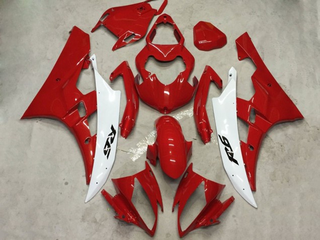 Compra Kits Carenado Moto Yamaha YZF R6 2006-2007 - Blanco Rojo