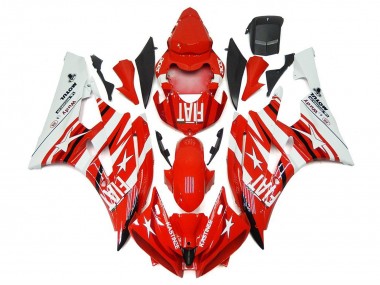 Compra Carenados Moto Yamaha YZF R6 2006-2007 - Blanco Rojo Fiat Estrella Michelin Motul