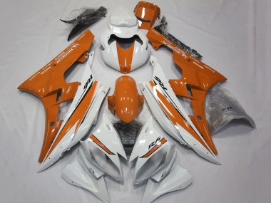Compra Carenados Moto Yamaha YZF R6 2006-2007 - Blanco Naranja