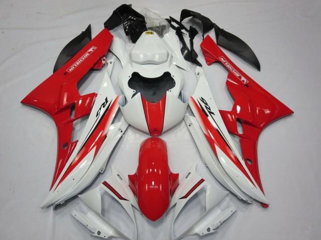 Compra Carenados Moto Yamaha YZF R6 2006-2007 - Blanco Rojo