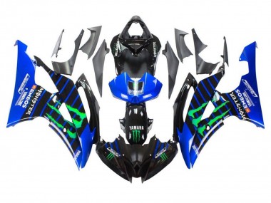 Compra Carenados Moto Yamaha YZF R6 2008-2016 - Azul Negro Verde Monstruo ENEOS Yamalube