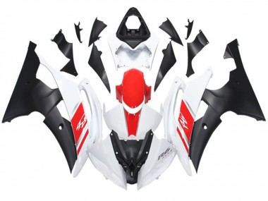 Compra Carenado Moto Yamaha YZF R6 2008-2016 - Blanco Rojo Negro Mate