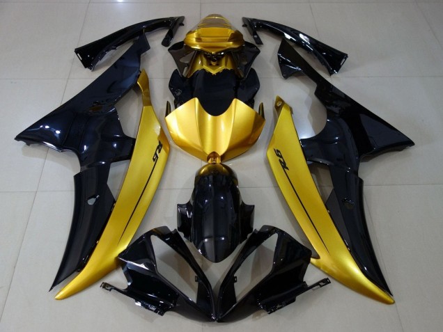 Compra Carenados Moto Yamaha YZF R6 2008-2016 - Oro Negro Brillante
